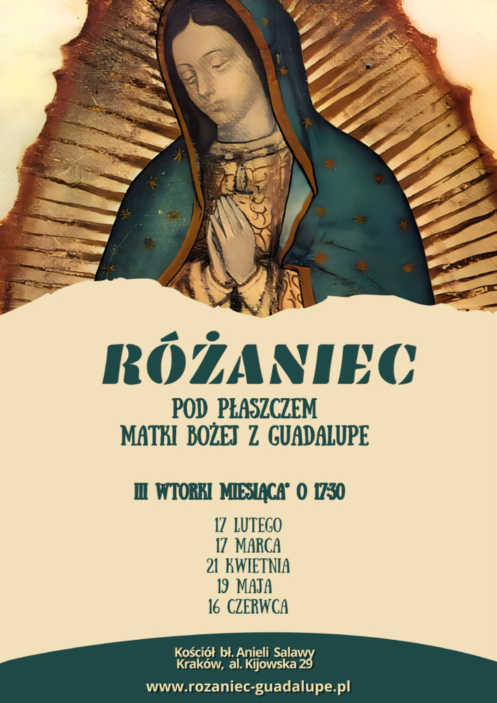Różaniec pod płaszczem Matki Bożej z Guadalupe